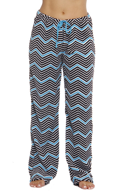 Just Love Women's Plush Pajama Pants - Cozy Lounge Sleepwear (Skulls, Small)  