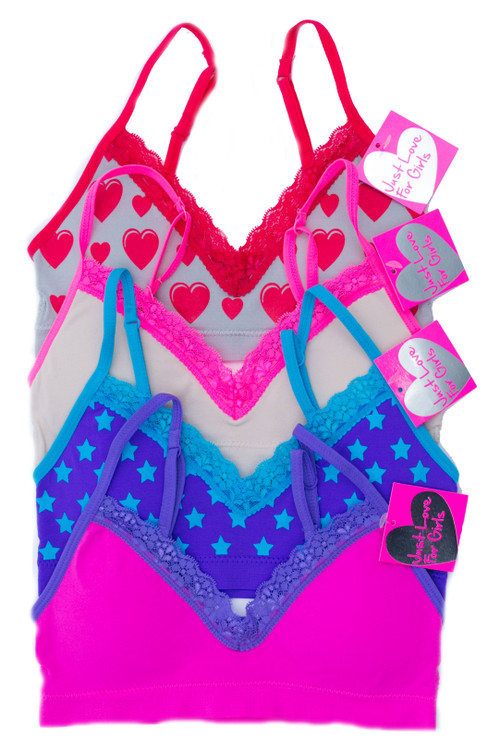 Totally Tween 4 pack girls bras ♡