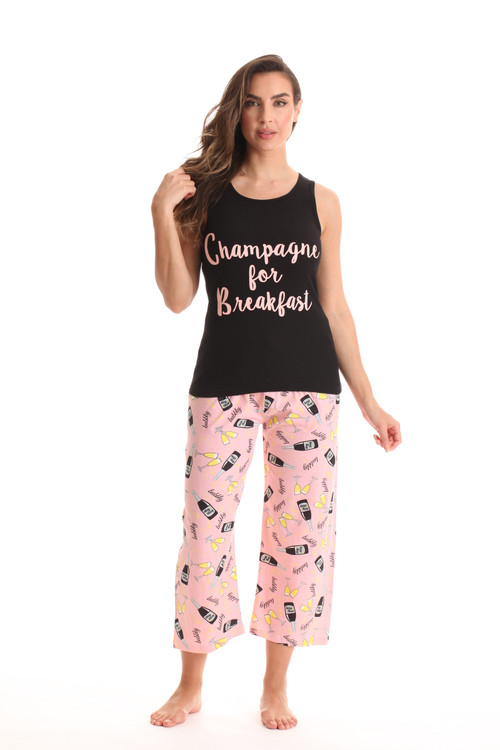 Just Love Womens Pajamas Cotton Capri Set 6329-10389-S