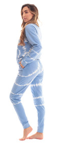 #followme Tie Dye Jogger Set for Women French Terry Womens Two Piece Sweatsuit