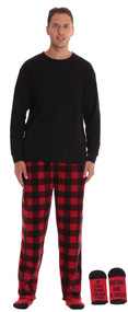 Pajama Pants Set with Matching Novelty Socks
