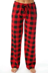 Buffalo Plaid Cotton Pajama Pants / Sleepwear