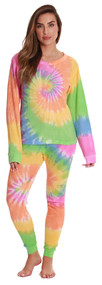 Just Love Tie Dye Two Piece Thermal Underwear Sets