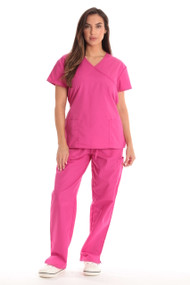 Just Love Women's Medical Scrub Sets - Mock Wrap Scrubs with Comfortable Functionality
