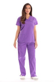 Just Love Women's Scrub Sets Medical Scrubs (Mock Wrap) - Comfortable and Professional Uniform in