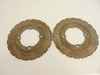 02 Polaris Scrambler 400 4X4  Front Disc Brake Rotors Pair 5243675