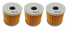 Qty 3 Emgo Oil Filter 10-55510 fits Suzuki 03-14 LTZ400 Quadsport 16510-29F00