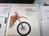 2005 KTM 250 SXF Owners Users Manual Hard Parts Catalog