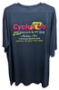 Cycles R Us 25th Anniversary Logo Black Performance Sport Tee Shirt X Large