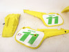 03 Kawasaki KX 60 RM 60 Plastics Front Rear Fenders Side Covers Yellow 2003