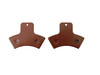 CRU Brand Rear for Polaris Brake Pads 99 00 01 Diesel 455 4x4 EBS Replaces FA270