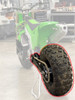 BVC Big Wheel Kit for Kawasaki KX450X 2021-24 Kanati Tire Swingarm White Plastic