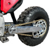 BVC Big Wheel Kit for Honda 2004-24 CRF450 Black White Plastic Aluminum Swingarm