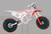BVC Big Wheel Kit for Honda 2004-24 CRF450 Black Red Plastics Aluminum Swingarm