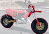 BVC Big Wheel Kit fits Honda CR250R 2000-07 Black Red Plastics Swingarm Kanati