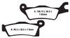 Front Left Brake Pads Sintered for CanAm Outlander 14-15 Max 800R 13-14 Max 1000