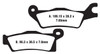 Front or Rear Left Brake Pads Sintered for Can Am 2012-23 Renegade 1000