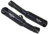 Voodoo Black Shorty Race Dual Slip-Ons Mufflers VEZX14K8B for ZX14 2008-2011