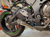 Voodoo Polished Shorty Race Slip-On Muffler VEZX10L6CDP for Kawasaki ZX10R 16-20