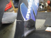 96 Kawasaki KLF 300 B 2wd Front Fender Body Black 14024-1093-6D 1986-1996