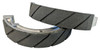 Emgo Rear Grooved Brake Shoe for Kawasaki 1987-93 Ninja 500 EX500A