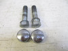 96 Harley Davidson FXSTC Softail Custom Swingarm Cap Covers 1991-1999
