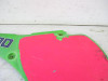 86 Kawasaki KDX 200 Left Side Number Plate Cover 36002-5213-AC 1986