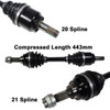 02-03 for Kawasaki KVF650 Prairie ArmorTech Heavy Duty Front Right CV Axle Stock