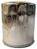 Chrome Spin On Oil Filter fits Harley Davidson FLHTC FXLR FLT FLTC