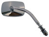 Right Hand Screw-In Mini Style Side View Mirror Chrome fits Harley Davidson
