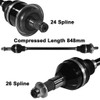 11-15 for Can-Am Commander 800 ArmorTech Rear +5" Left or Right Extended CV Axle