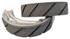 Emgo Front or Rear Grooved Brake Shoe for Honda 02-12 Metropolitan 50 II CHF50P