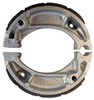 Emgo Rear Grooved Brake Shoe for Honda 1985-07 Elite CH80 2003-15 Ruckus NPS50
