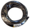 Roll of 25 feet 3/16 inch 4.8mm Reinforced Black Rubber Gas Fuel Line Hose
