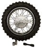 Complete Rear Rim Wheel Brake Sprocket Assembly with Tire for Honda CRF 70 XR 70