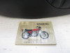 77 Kawasaki KZ 400 D4 D Seat w/ Owners Manual 53001-121