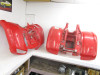2002-2008 Yamaha YFM 660 Grizzly Front Rear Fenders Body Red
