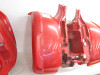 2002-2008 Yamaha YFM 660 Grizzly Front Rear Fenders Body Red