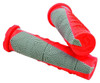 Scott Deuce 7/8 Grip wGlue ATV Red Grey for Honda Kawasaki Yamaha Suzuki Polaris