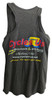Cycles R Us 25th Anniversary Logo Dark Gray Racer Back Tank Top Large