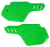 Body Plastic Side Cover Fender Number Plate Green White for Kawasaki 96-04 KX500