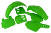 Body Plastic Side Cover Fenders Number Plate Green for Kawasaki 89 KX250 KX 250