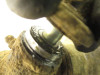 86 Yamaha YFM 80 Moto 4 Left Steering Knuckle Spindle 55X-23501-00-00 1985-1986