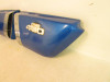 1975 75 Kawasaki KZ 400 Left Right Side Covers Blue 36001-048-2L
