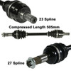 07-13 for Yamaha YFM700 FG FGP Grizzly ArmorTech HD Rear Left or Right AxleStock