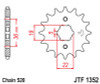JT High Carbon Steel 13T Front Sprocket for Honda 1987-92 FourTrax TRX 250X 250R