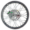 For Honda CRF100 XR100 16" Rear Rim Wheel Assmby Brakes Sprocket Oversize Spokes