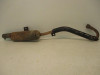 87 Honda TRX 125 Fourtrax OEM Exhaust Header Silencer 18300-HC3-000 1987-1988