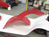 87 Honda TRX 125 Fourtrax OEM Left Right Front Fenders 61100-HC3-010ZA 1987