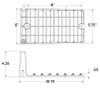 Caliber 6ft 12pc Trailer EdgeGuards 13388